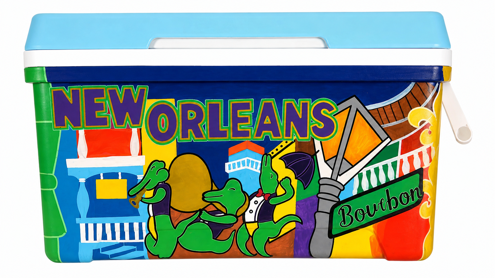 New Orleans Bourbon Street cooler